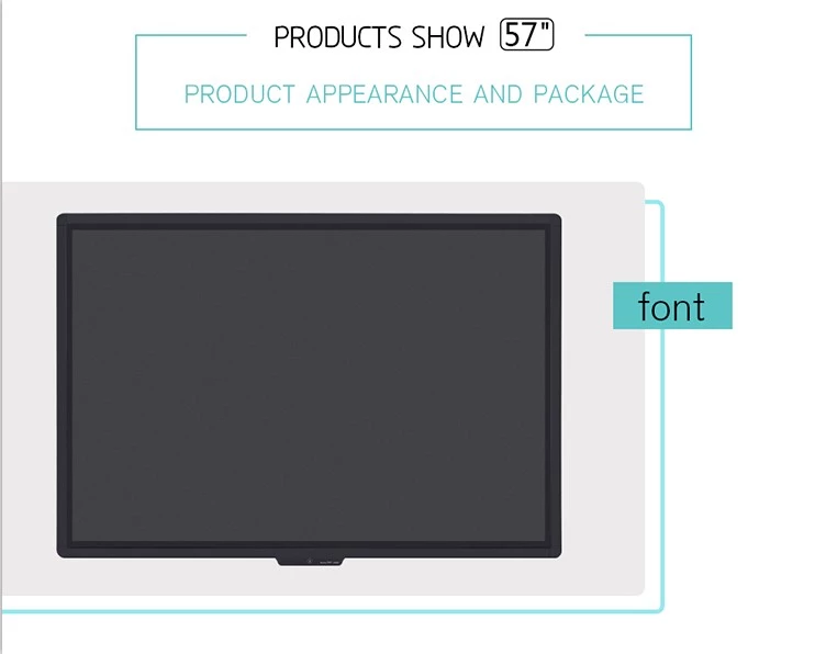 Hanlinhui smart drawing writing white boards pad menu memo whiteboard teaching lcd writing board
