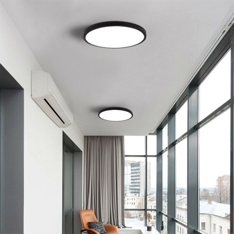 Hlinear LXX80-M-TA-330 Taurus Series Panel Light Round LED Dimmable Flat Suspending Ceiling Panel Light for Home Office Hotel