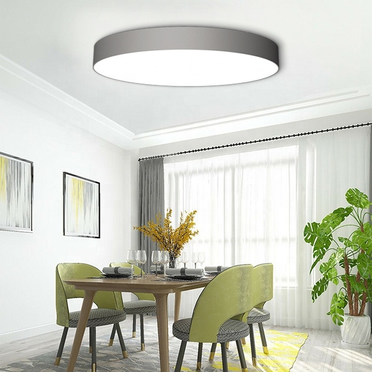 Hlinear LXX80-TA-540 Aluminum 50W Round LED Panel Light Fixtures Home Decor Lighting Ceiling LED Panel Pendant Light