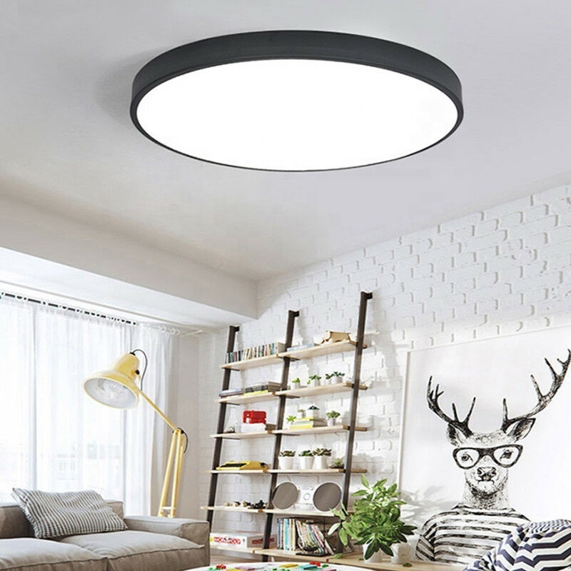 Hlinear LXX80-TA-540 Aluminum 50W Round LED Panel Light Fixtures Home Decor Lighting Ceiling LED Panel Pendant Light