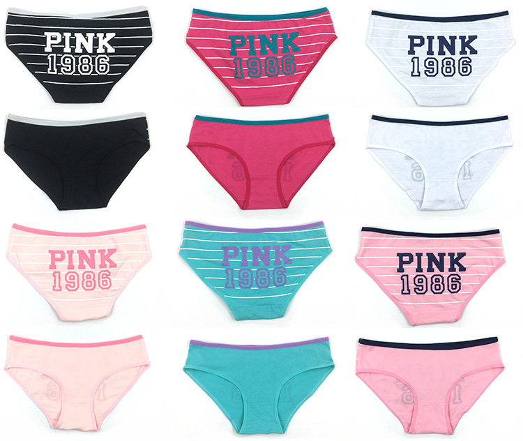 Lingerie Briefs Underwear Women Sexy Panties Pink S-2Xl Panty Triangle Mujer Calzoncillos