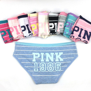 Women Sexy Panties Pink 2024 New Stock Cute Girls Lingerie Briefs XL Panties Female Triangle Women Underwear Lingerie