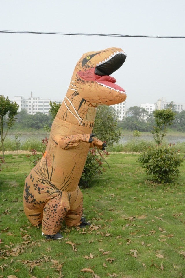 High quality dinosaur air inflatable costume for kids adult official inflatable dinosaur costume masquerade party