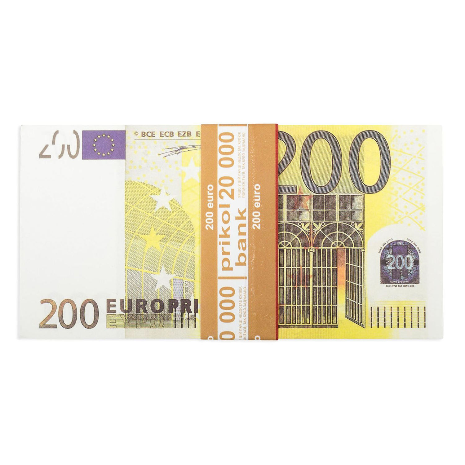 Banknotes Paper Prop Money One Stack 100 Pcs Euro Bills Realistic Play Money for Movie Props