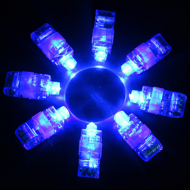 Glow In The Dark Party Supplies Led Finger Flashlight Light Up Finger Ring Toys Led Party Finger Lights For Kids