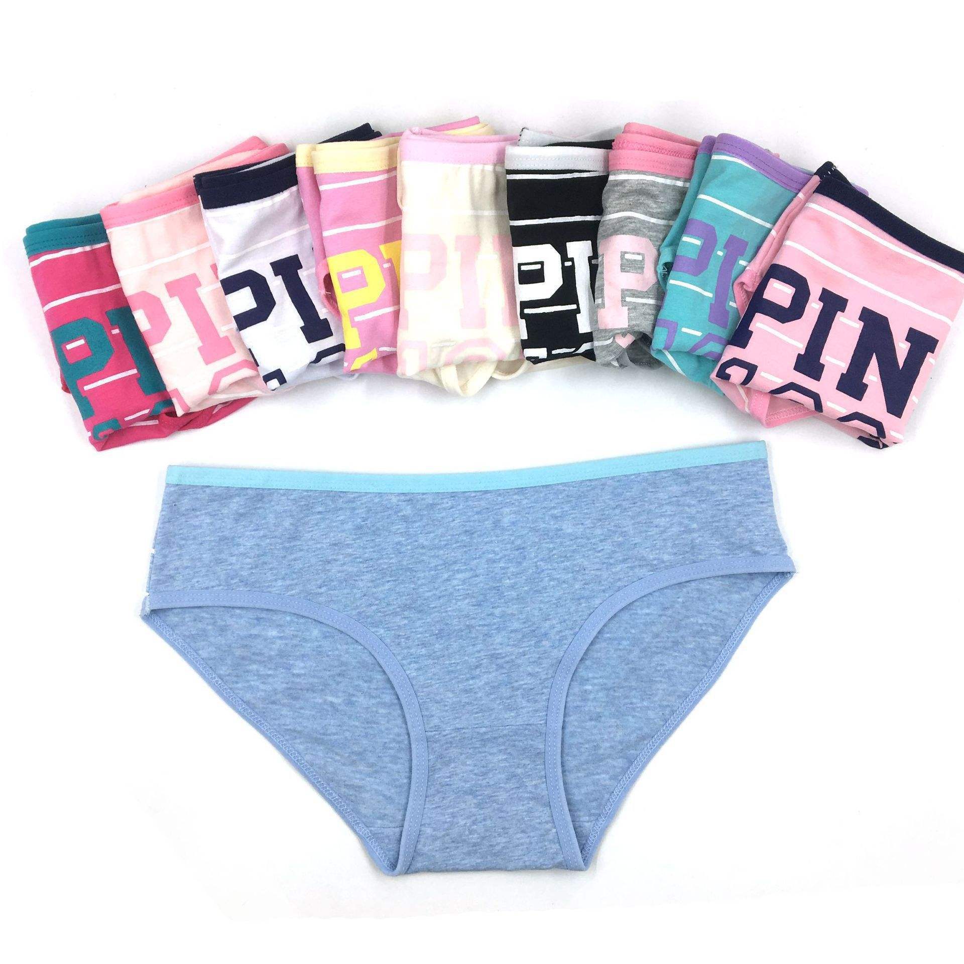 Women Sexy Panties Pink 2024 New Stock Cute Girls Lingerie Briefs XL Panties Female Triangle Women Underwear Lingerie