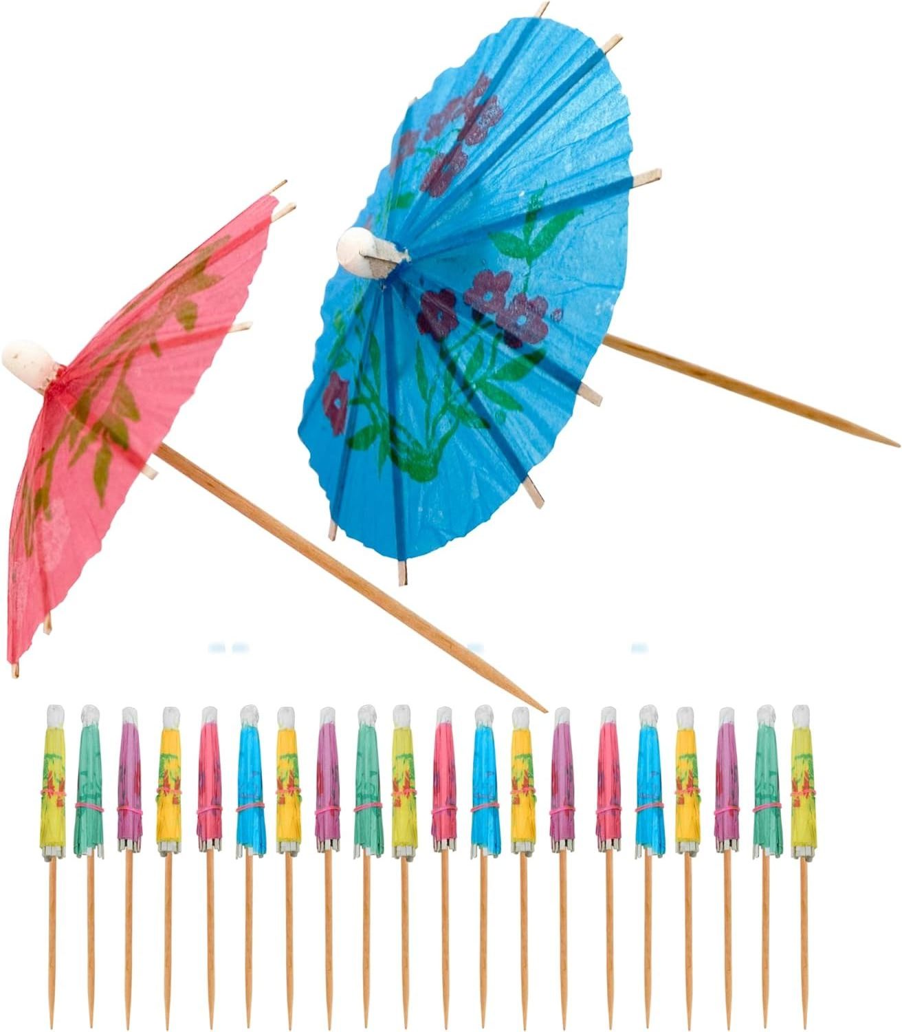 Cocktail Umbrellas for Drinks, Drink Umbrellas Cocktail Picks, Mini Drink Umbrellas Toothpicks for Cocktails