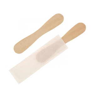 china wood supplier 94mm oem logo print wooden ice cream spoons