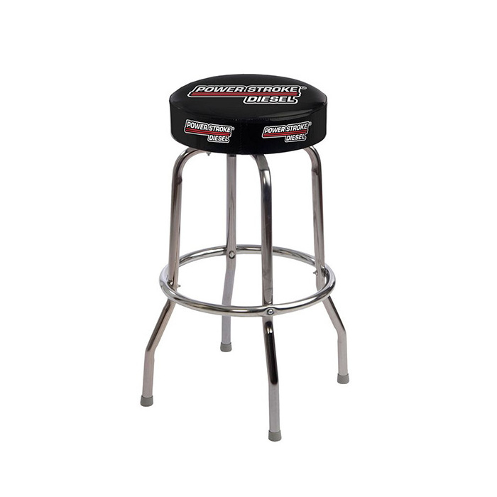 Commercial 360-Degree Custom Swivel Bar Stool With Printed Seat For Different Logo