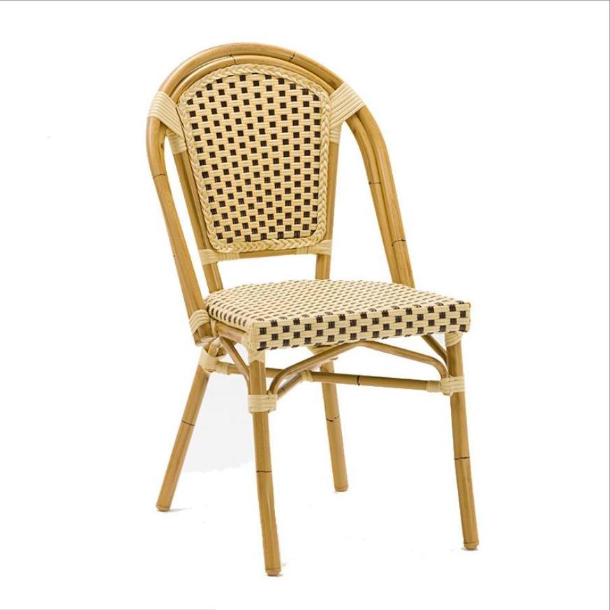 Rattan Chair Furniture Chairs and Patio Patio Outdoor Modern Aluminum Metal Garden Yard Rattan Chair