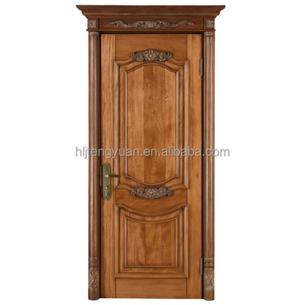 Soundproof Fire Door Commercial Swing Interior Wood Door China Factory Wooden Door