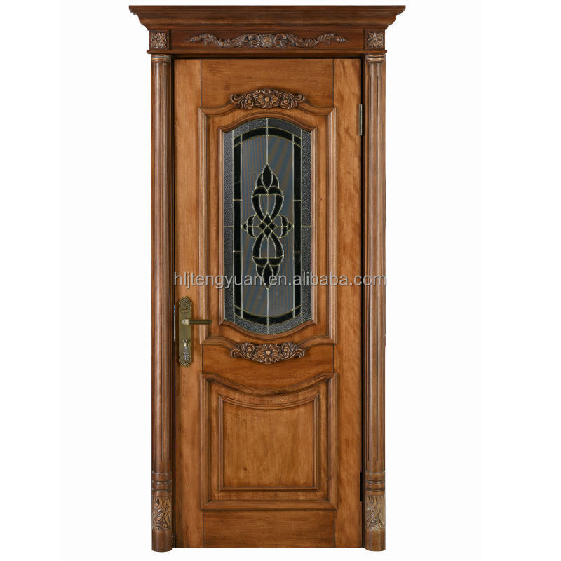 Soundproof Fire Door Commercial Swing Interior Wood Door China Factory Wooden Door