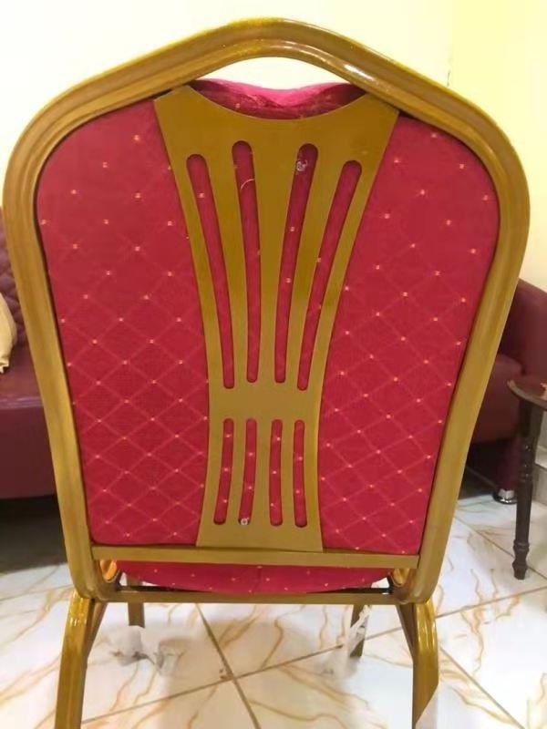 Hotel Furniture Cheap silla de banquete Conference Wedding Hotel Chair with back flower chaise de Party Stackable Chairs