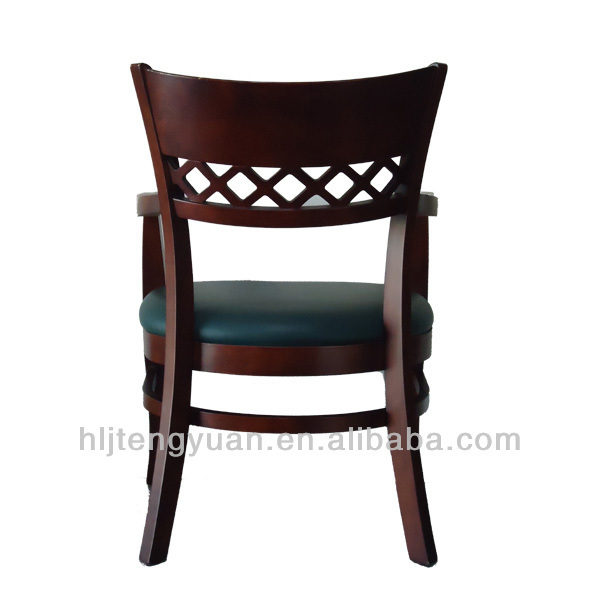 Popular Armrest Comfortable Chairs For The Elderly Modern Wooden Armrest Chair