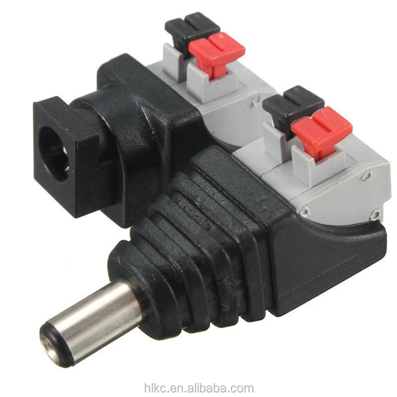 dc plug with screw lock 2-pin dc connector plug