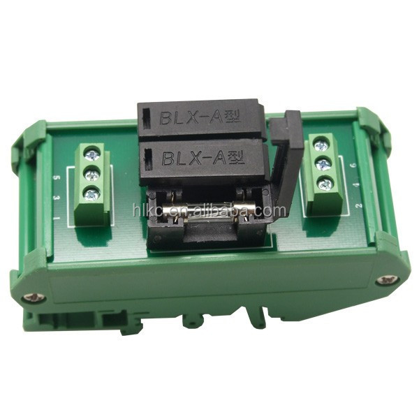 3 Channel Fuse Interface Module, Fuse holder, Din Rail Mount, for 5x20mm Tube Fuse. HL-FU-01