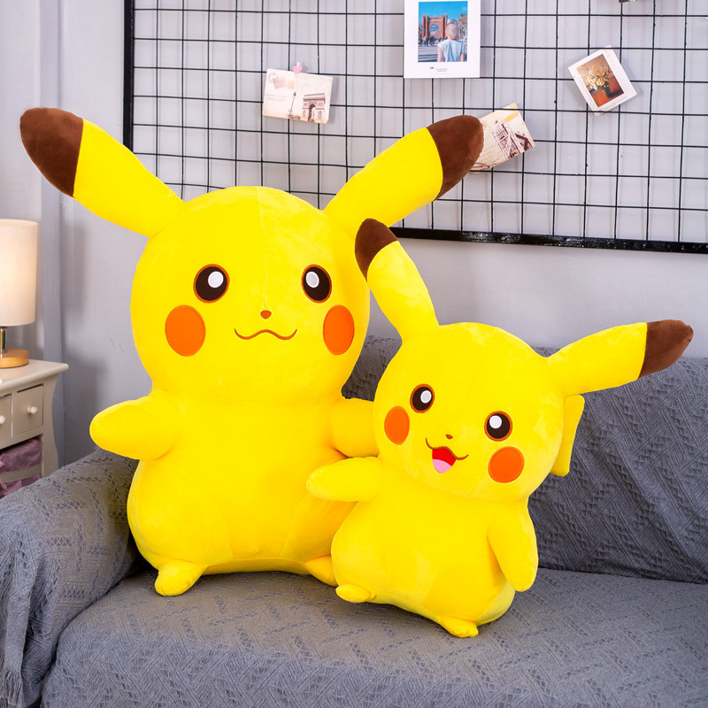 Cute Cartoon Large Throw Pillow Pokemoned Stuffed Anime Doll Pikachu Plush Toys Birthday Gift For Kids Wholesale