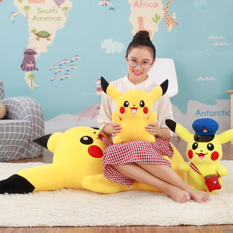 Large pikachu stuffed animal on sale