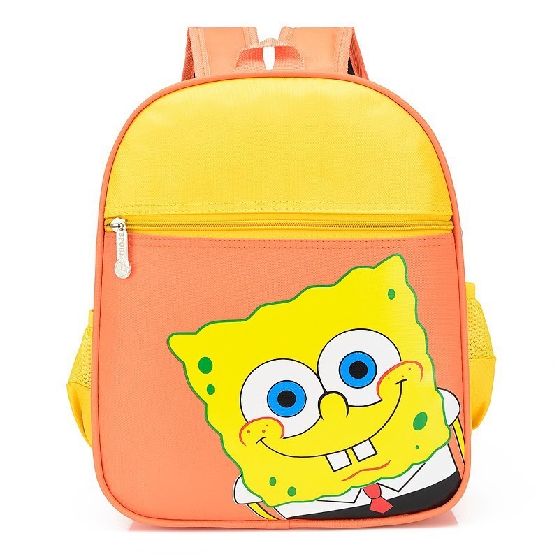 Wholesale Cute Kindergarten Baby Schoolbag Cartoon Anime Elementary School Kitty Cat Spongebobs Backpack