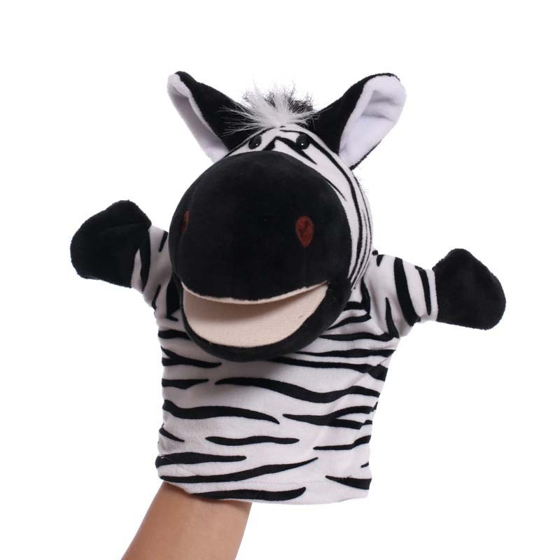 Wholesale Plush Toys Hand Puppets Cartoon Animal Hand Puppets Kindergarten Parent-Child Interactive Props Bear Monkey Frog Rabbi