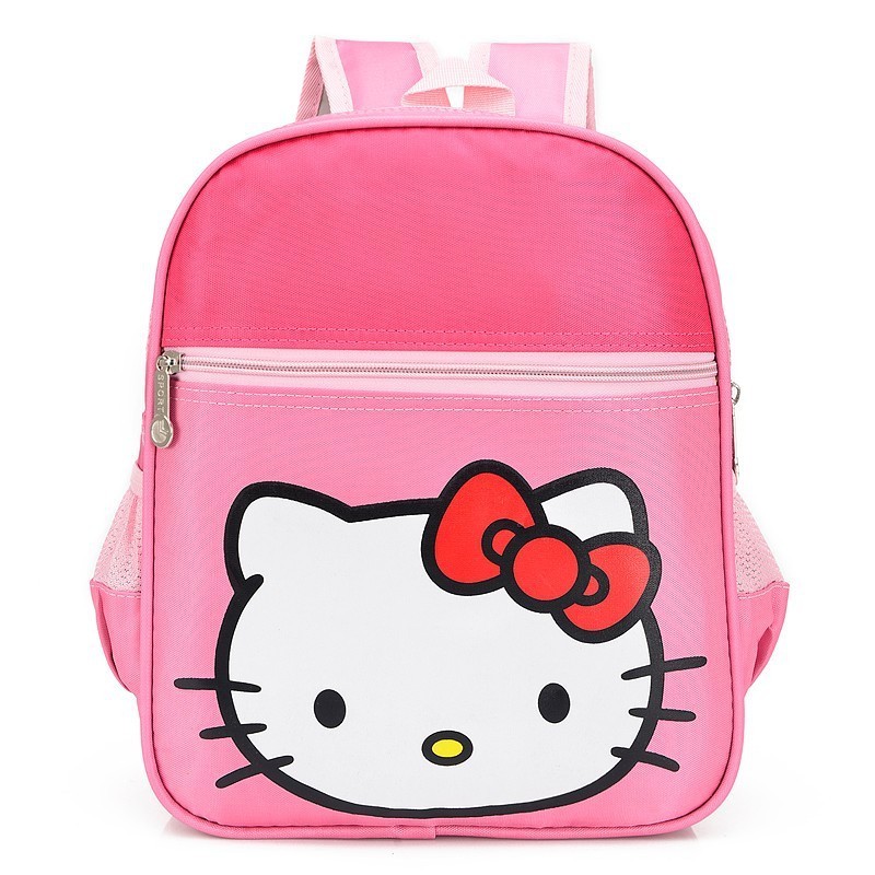 Wholesale Cute Kindergarten Baby Schoolbag Cartoon Anime Elementary School Kitty Cat Spongebobs Backpack