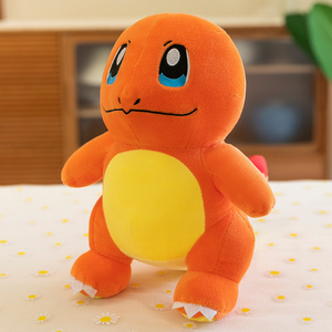 Large Cartoon Pokemoned Charmander Dragon /Squirtle Plush Toy Cute Psyduck/Bulbasaur/Pikachu Doll Pillow Birthday Gift For Kids