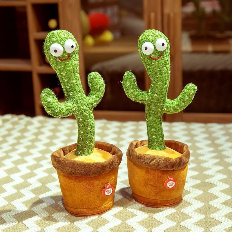 Funny Cactus Learns To Talk Toy Dancing Electric Toy Baby Birthday Gift Store Hot Sale Home Decoration Educational Plush Toy