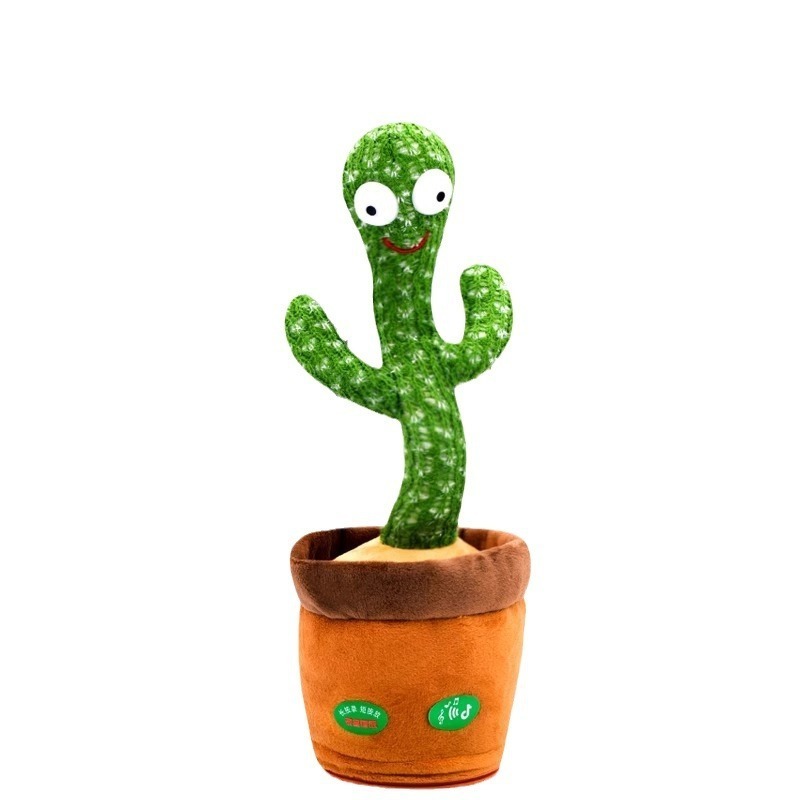 Funny Cactus Learns To Talk Toy Dancing Electric Toy Baby Birthday Gift Store Hot Sale Home Decoration Educational Plush Toy