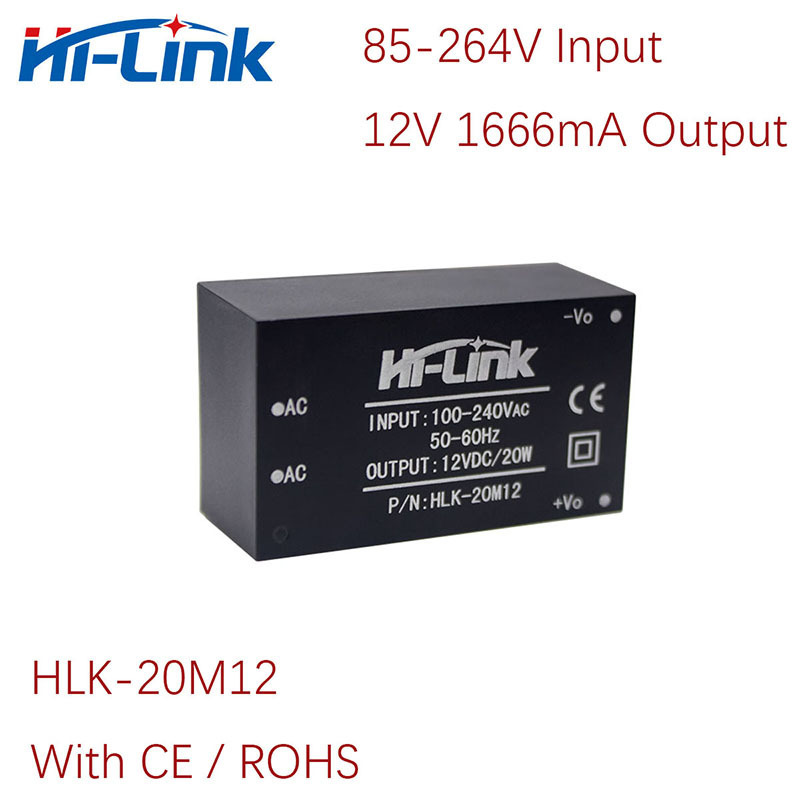 AC DC converter Input 220V to 12V 20W hilink 20m12 power transformer Paypal accept