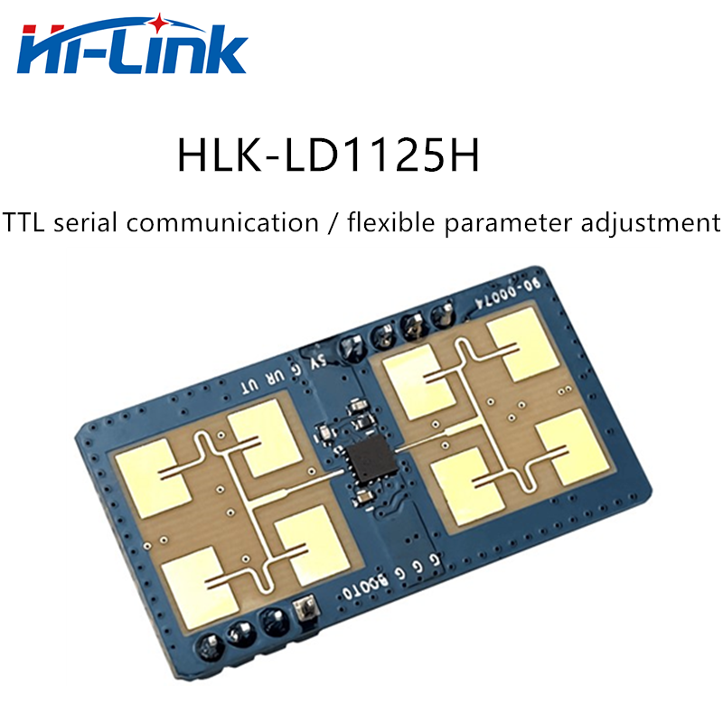 Intelligent Hi-Link HLK-LD1125H 24Ghz MM Wave Human Presence Detection Radar Sensor Module Breathing Induction Ranging Detector