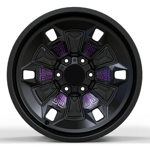 Hllwheels durable off-road cars rims tank300 custom forged aluminium alloy beadlock wheels