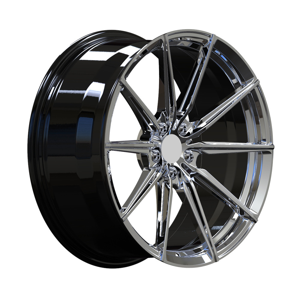 Hllwheels 18 19 20 Inch Custom Deep Dish Concave 1 Piece Forged Wheels 5*112 Alloy Rim Car