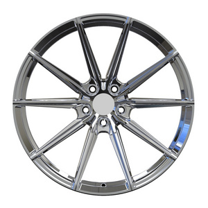 Hllwheels 18 19 20 Inch Custom Deep Dish Concave 1 Piece Forged Wheels 5*112 Alloy Rim Car