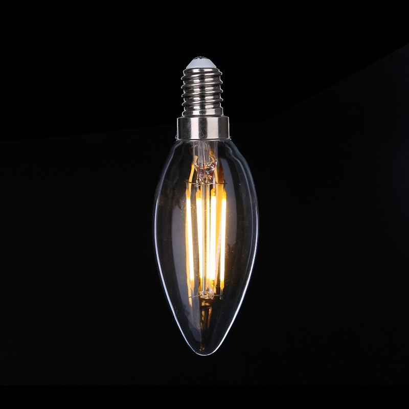 4W C35 led candle bulb e14 decorative light bulbs 4000K electric bulb for hotel coffee shop