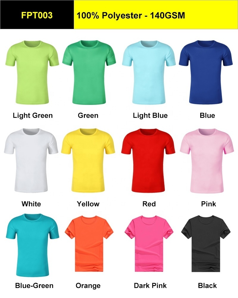 2023 Free Sample Moisture Wicking blank Running t-shirt Plain Quick Dry Workout Sport tshirt camiseta Custom Polyester t shirt