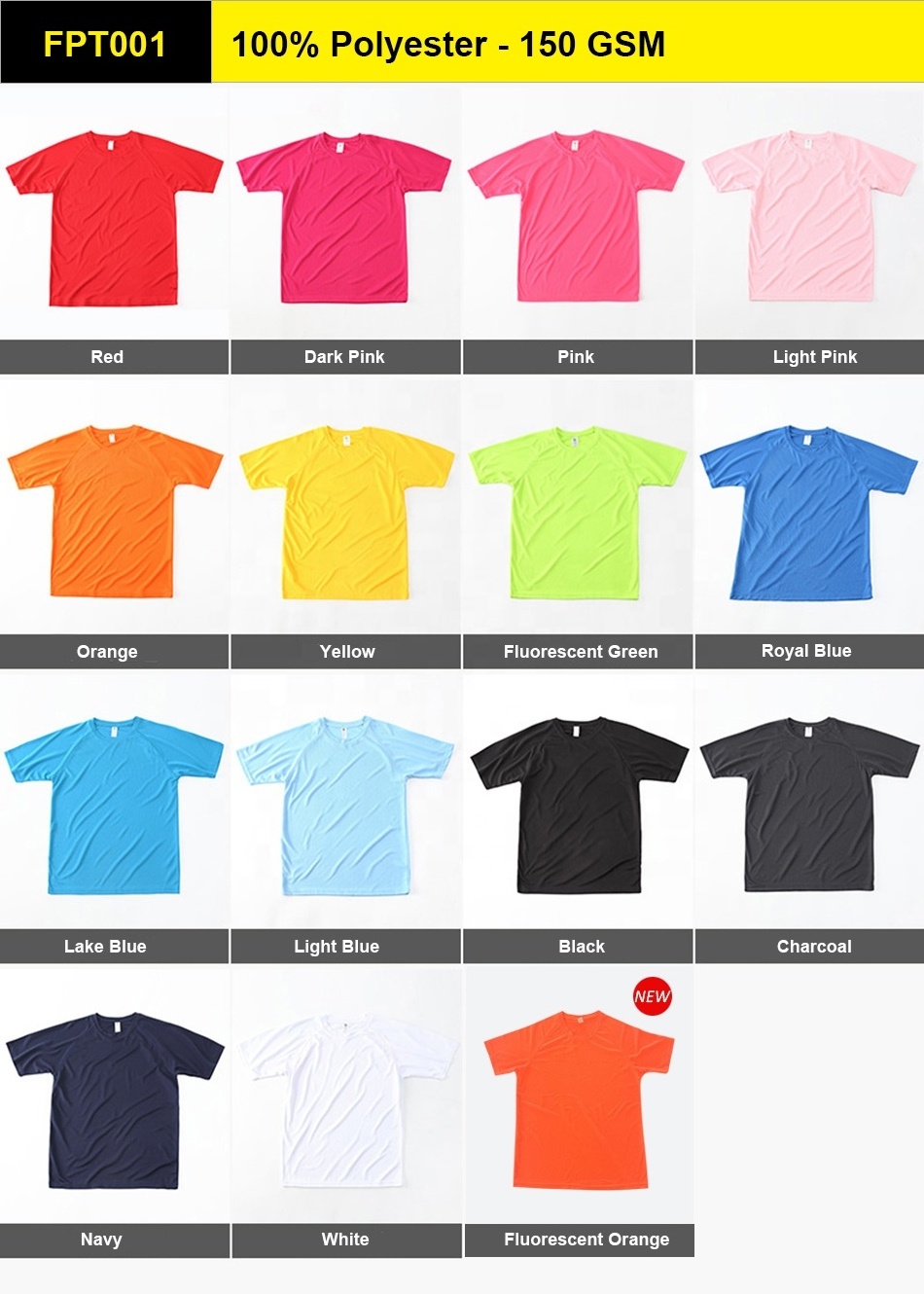 2023 Free Sample Moisture Wicking blank Running t-shirt Plain Quick Dry Workout Sport tshirt camiseta Custom Polyester t shirt