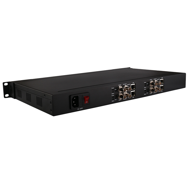 4 Channels SDI to IP Encoder H.265 HD-SDI 3G-SDI Video Live Stream IPTV RTMP Encoder