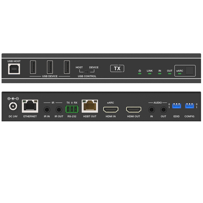 4K HDR SDVoE Video Streaming Transceiver over  fiber for home theatre system