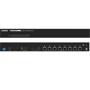 1x8 4K HDMI HDBaset Splitter Distribution Amplifier Includes 8 RX upto 150m for home theatre system