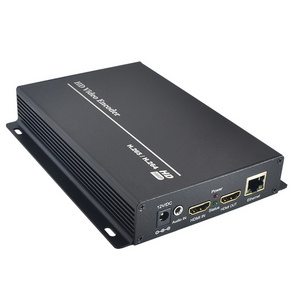 H.265 HDMI To IP Live Streaming Encoder IPTV  with online live broadcast HDMI loop out