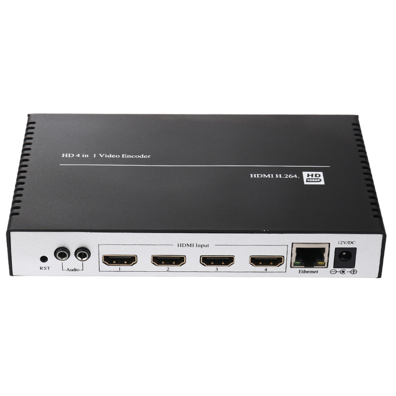 MPEG4 H.264 4 in 1 HDMI Video Encoder H.264 4 Channels HDMI  Video Encoder for Live Broadcast