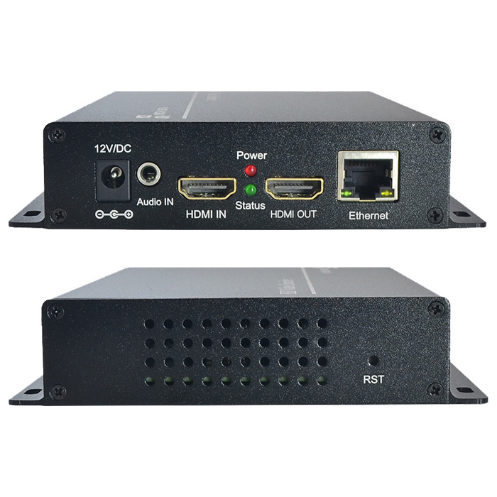 H.265 HDMI To IP Live Streaming Encoder IPTV  with online live broadcast HDMI loop out