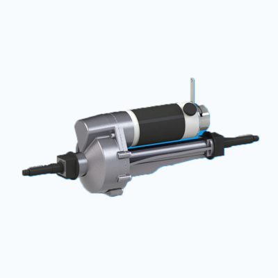 Dc Motor Transaxle Shaft Drive Rear Axle With Brake Dc Motor For Electric Tricycles