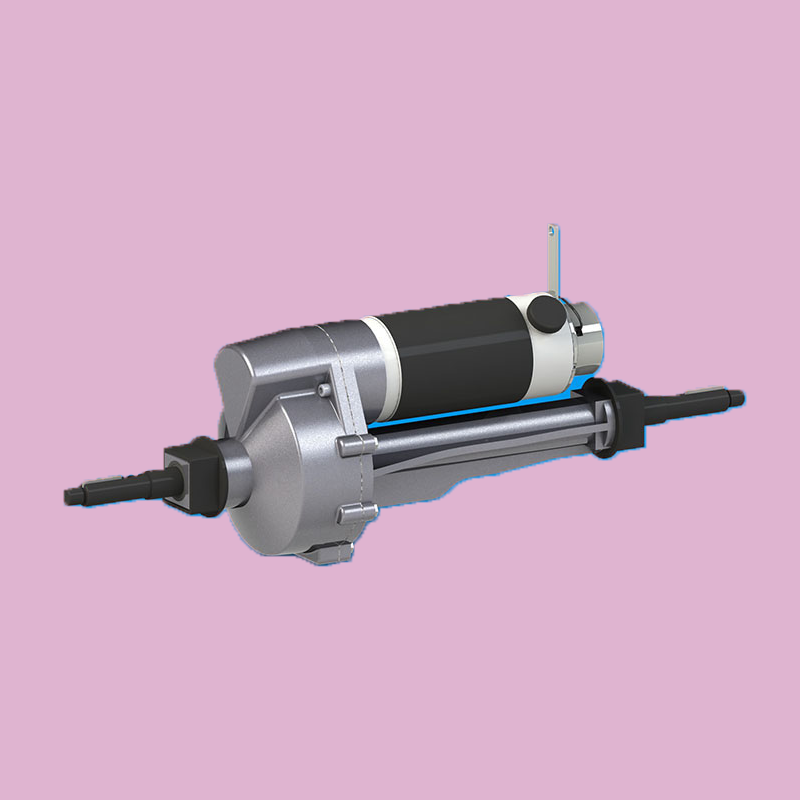 Dc Motor Transaxle Shaft Drive Rear Axle With Brake Dc Motor For Electric Tricycles