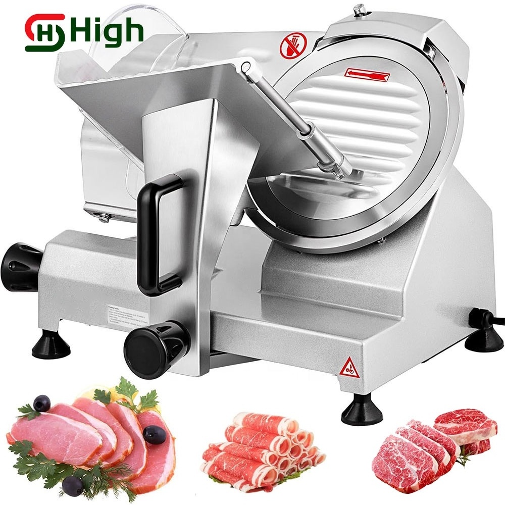 fully automatic stainless steel meat slicer machine cut frozen meat Cheese Food Ham Slicer Commercial / chopped meat machine