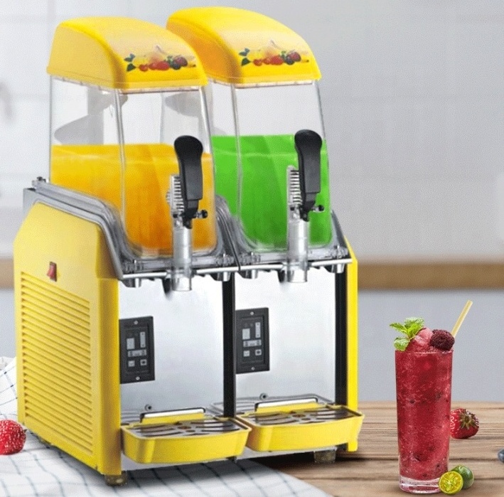 Home use Slushy Machine 3*12L Daiquiri Machine Commercial double Bowl Frozen Drink Slush Machine