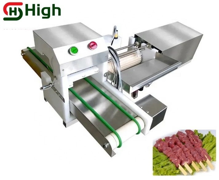 New good automatic satay skewer machine automatic souvlaki meat skewer machine beef kebab string machine