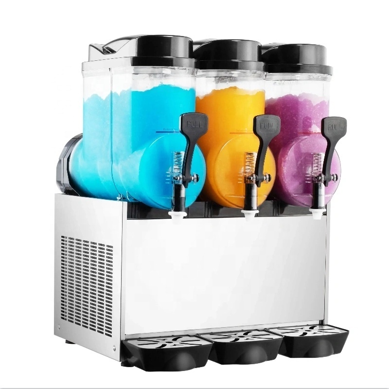 Home use Slushy Machine 3*12L Daiquiri Machine Commercial double Bowl Frozen Drink Slush Machine