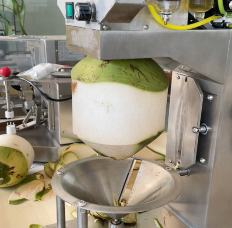 New Type Coconut Peeling And Trimming Machine Fresh Coconut Cutting Tools Green Coconut Peel Cutting Machine Price