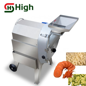 Hot Selling Kitchen Vegetable Slicer Parsley Tomato Half Pepper Small Onion Carrot Cabbage Potato Cutter Cubing Slice Machine